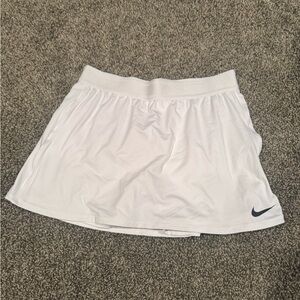 Nike White Athletic Skirt